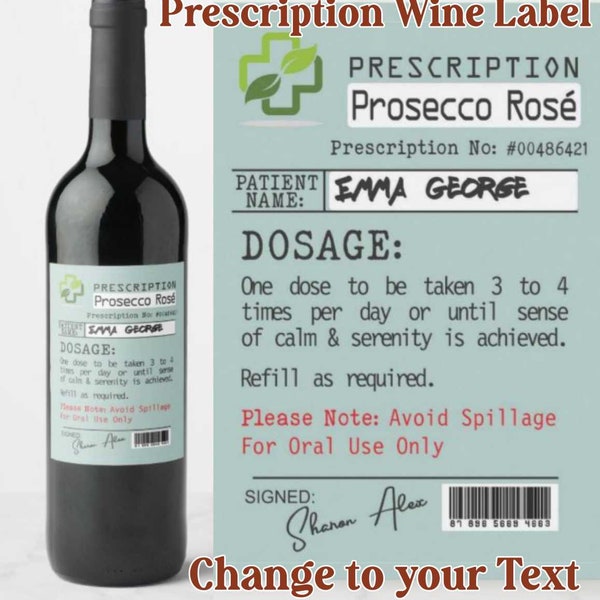 Funny Wine Labels Etsy UK