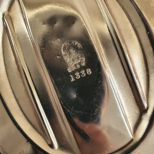Antique English Victorian Bow Ribbon Swag shops Engraved Silver Plate Teapot