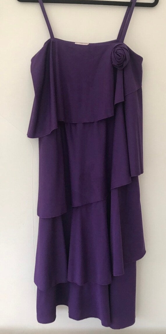 Vintage 1970's purple dress