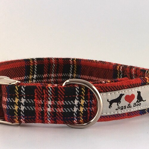 Stylish Black Watch Tartan Dog Collar With Choice of Buckle Etsy UK