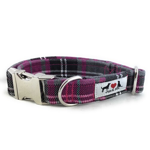 Stylish Black Watch Tartan Dog Collar With Choice of Buckle Etsy UK