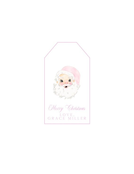 Free Printable Santa Gift Tags, Instantly Download and Print