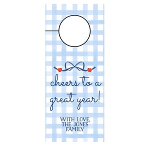 Teacher Wine Gift Tag - Back to School / End of Year Gift - Cheers to a Great Year - INSTANT Download, Customize & Print at HOME!