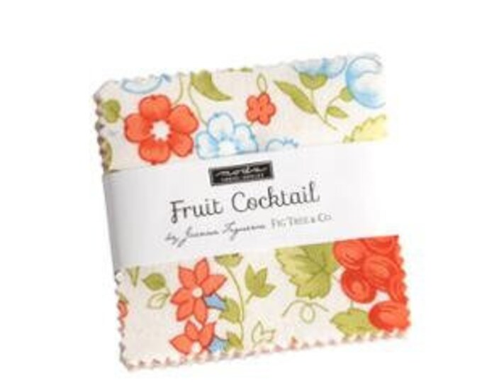Fruit Cocktail by Fig Tree and Co for Moda -mini Charm Pack - Etsy
