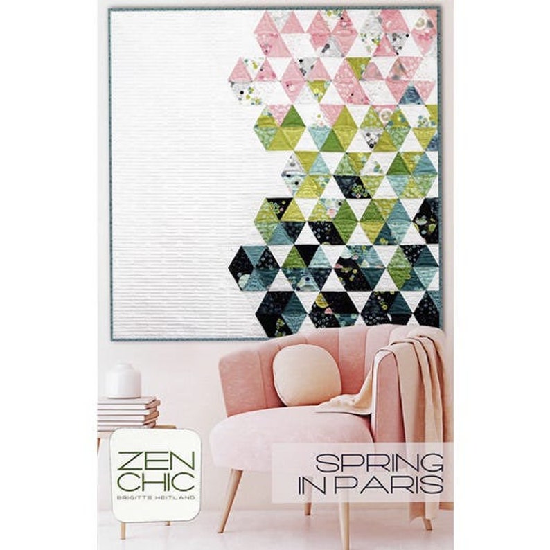 Dance in Paris Quilt Kit Zen Chic for Moda Etsy