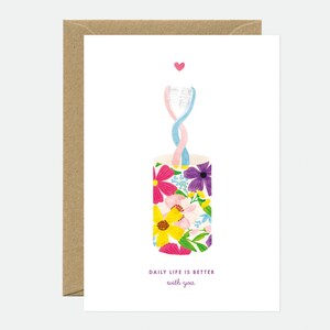 Daily Life - Love & friendship Greeting card