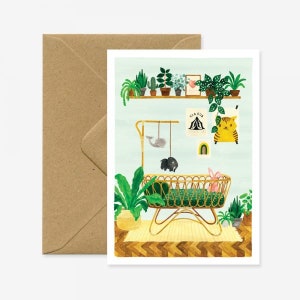 Boy bedroom - Baby Greeting card