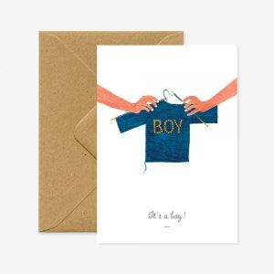 It's a boy! - Baby Greeting card
