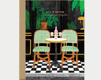 Life is better - debrief - Greeting card