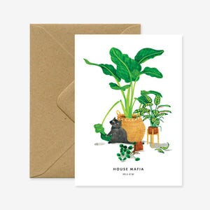 House mafia - Cat Greeting card