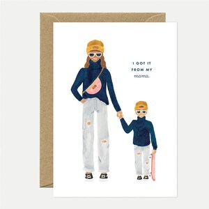 Mama son - Mother's day Greeting card