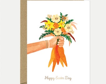 Easter Day - Greeting card - Gold foil