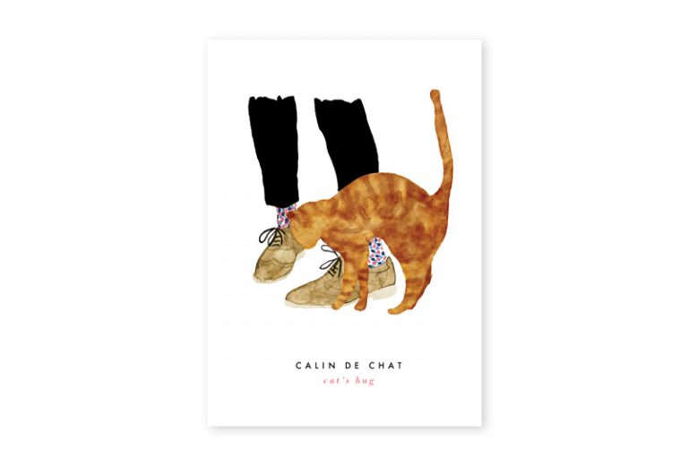 Map A6 Chat Calin Etsy