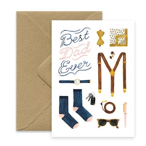Best dad ever - Father's day Greeting card