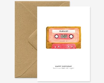 Tape - Birthday Greeting card