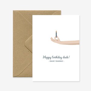 Happy birthday dude - Greeting card