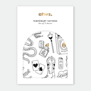 Modern western - Tatoo set