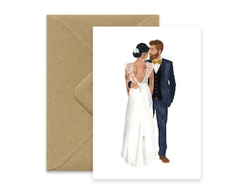 Married Lovers - Greeting card