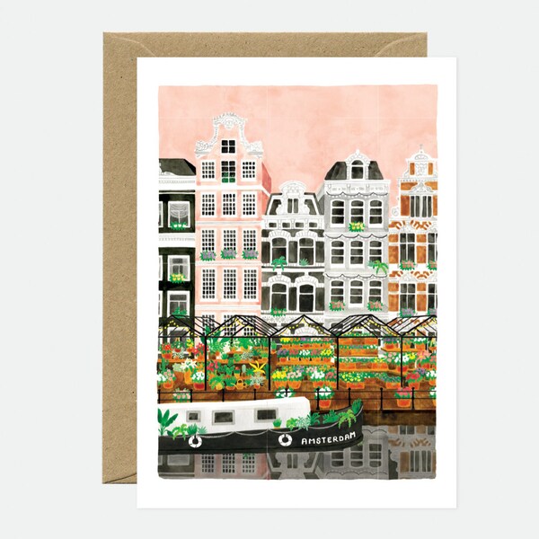 Amsterdam - Greeting card