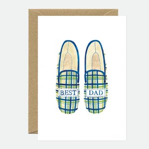 Best dad Shoes - Father's day Greeting card