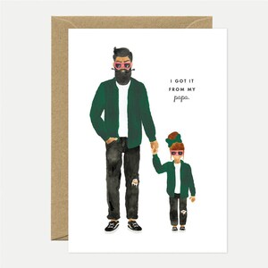 Papa Daughter - Biglietto di auguri per la festa del papà