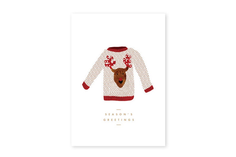 Christmas jumper Greeting card image 2