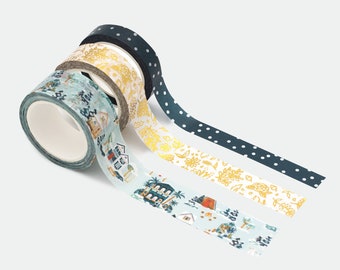 Snowy houses - Washi tapes