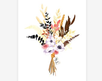 Modern Bouquet - Poster