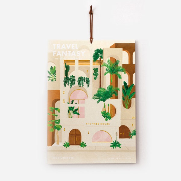 Calendrier mural 2023 travel etsy