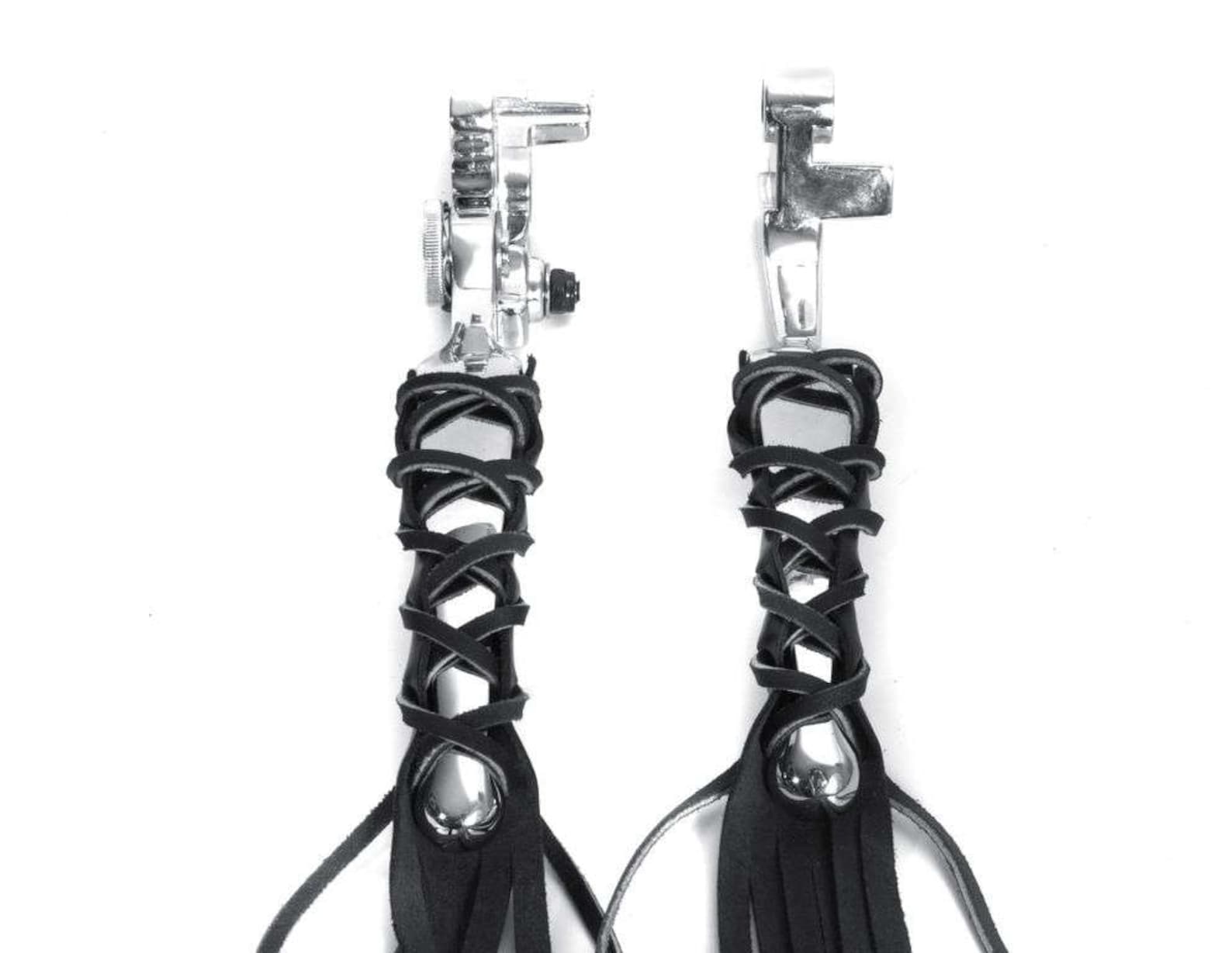 High Quality Leather Clutch/brake Lever Cover Fringe Black for Etsy