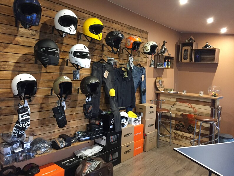 Motorcycle Helmet Holder Jacket Holder Gloves Holder Key Etsy