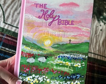 Custom Painted Bible
