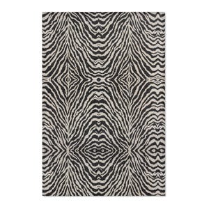Zebra Rug Print Area Rug Bedrrom Living Room Decor| Black White/beige Animal Stripe Accent Rug image 2