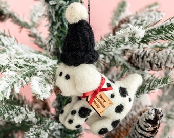 Dalmatian Tree Decoration -  Personalised Dog Themed Christmas Decorations Christmas Dog Lover Dalmatian