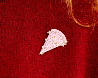 Pink Pizza Slice Enamel Pin - Best Friend Gift For Pizza Lover Gift Thinking Of You Birthday Gifts For Her Foodie Gift