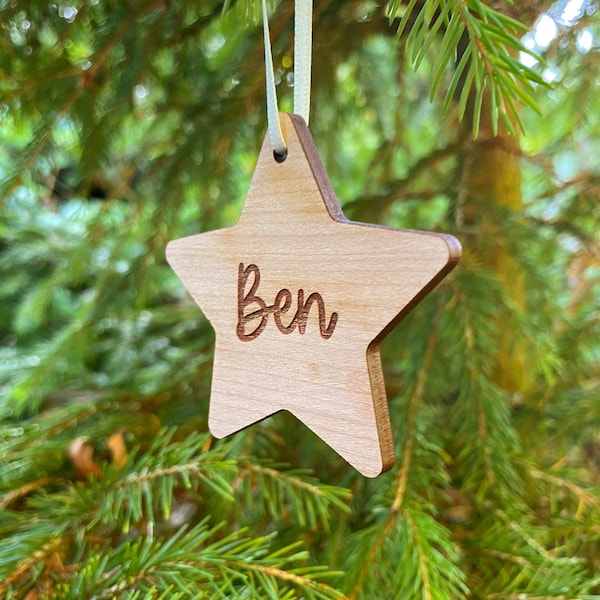 Wooden Star - Etsy UK