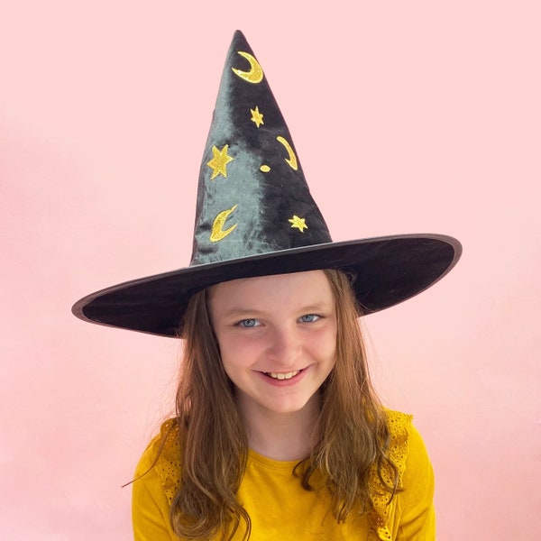 Halloween Witches Star Hat - Halloween Fancy Dress Accessories Halloween Party Favour Trick Or Treat Dress Up