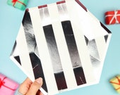 Silver Striped Paper Plates - 8 Pack - Silver Party Plates Hen Party Tableware Silver Theme Party Accessories Grown Up Disposable Plates