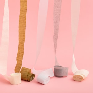 Party Crepe Paper Streamers Roll Festival Party Decor Serpentine