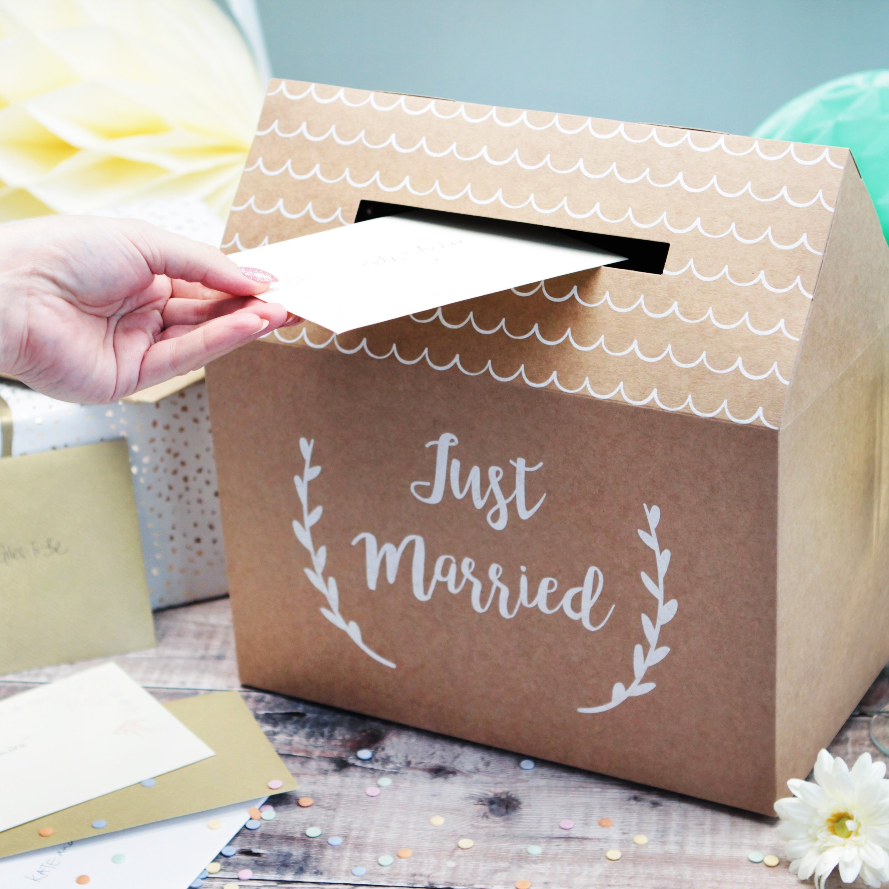 Wedding Greetings Card Box Wedding Post Box Wedding Card Box Etsy