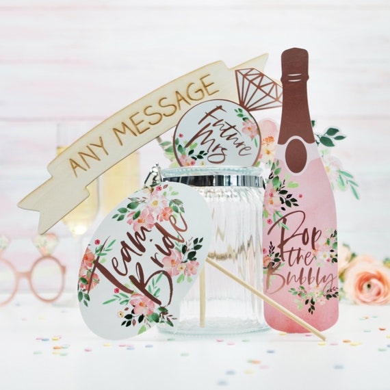 20 Personalised Rose Gold foil Sash Hen do//Hen accessories//Hen Party//Team Bride