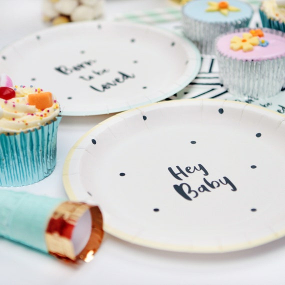 baby shower paper goods