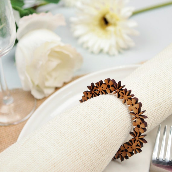 Napkin holder deals flower
