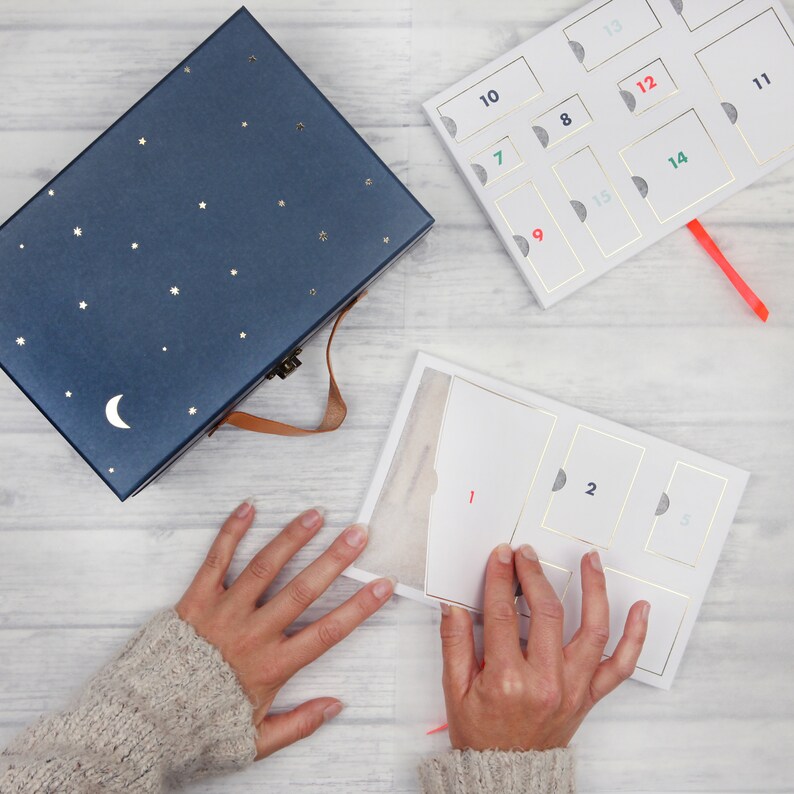 Kerststal Advent Kalender  Houten Geboorte Advent Kalender afbeelding 5