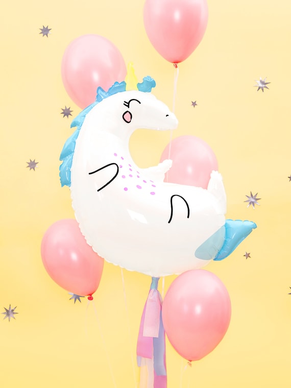 Large Unicorn Balloon 28 Inches Unicorn Birthday Balloon Foil