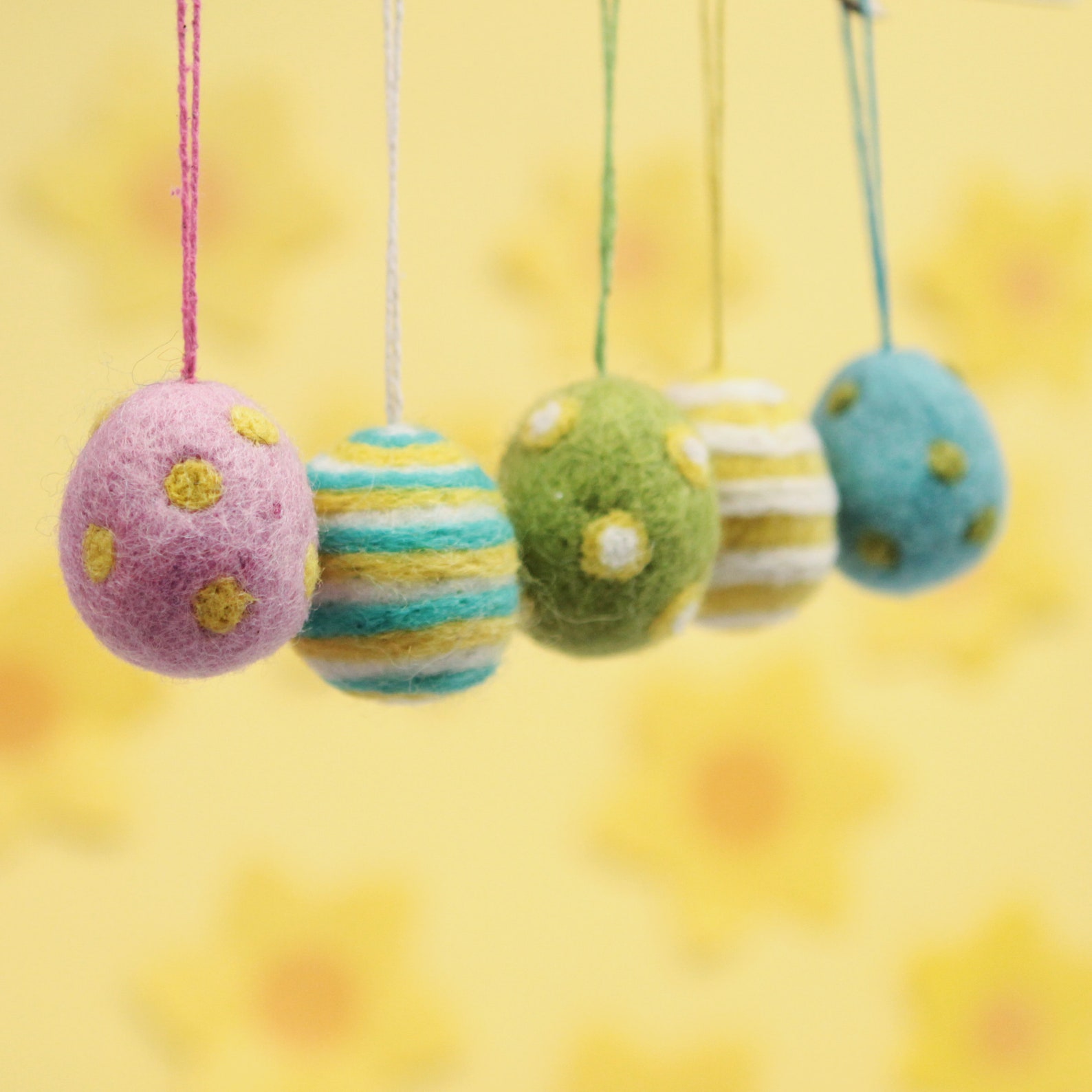 Felt Easter Eggs 5 Pack Easter Gift Ideas 1st Easter Party Etsy