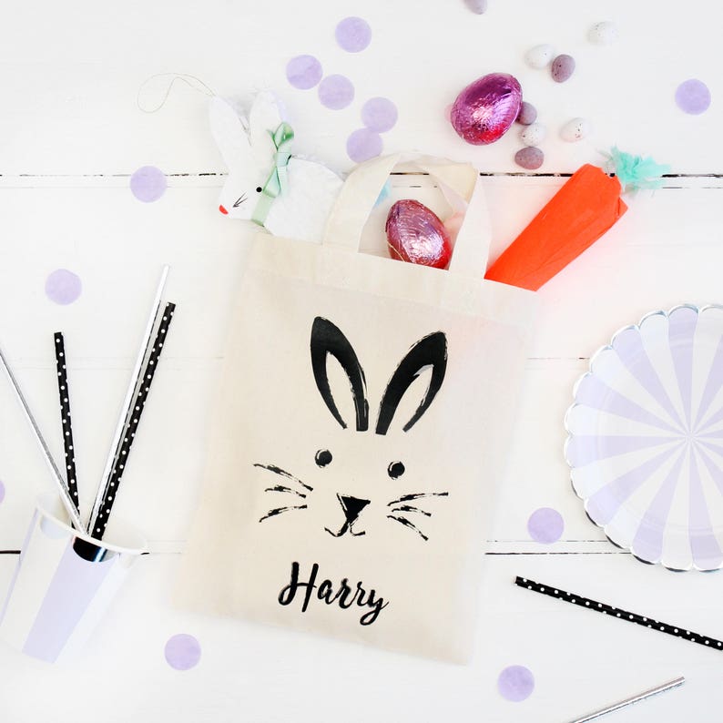 Personalised Easter Gift Bag Easter Party Favours Etsy