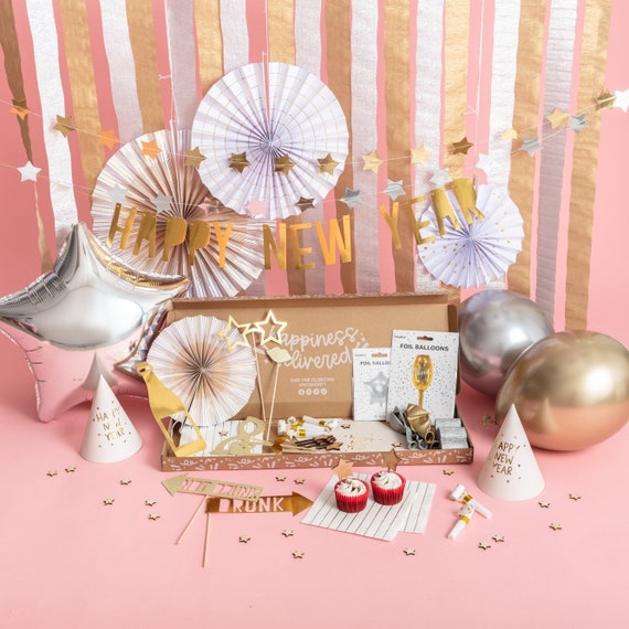 New Year Party in A Box NYE Decorations Garland New Years Eve
