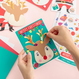 Create Your Own Christmas Card Kit Children's Christmas Crafts Festive ...