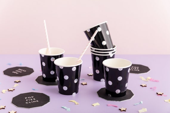 Silver Paper Cups 8 Pack Silver Paper Cups 8 Pack